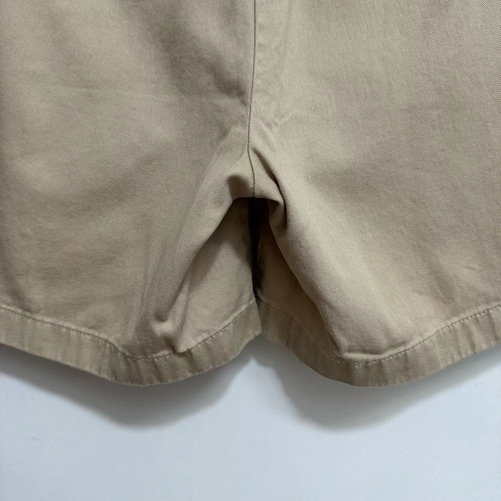 J. Crew Factory 7” Classic Chino Shorts Women Size 8 Khaki Uniform Preppy - Picture 8 of 11